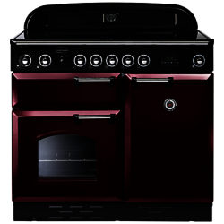 Rangemaster Classic 100 Induction Hob Range Cooker Cranberry